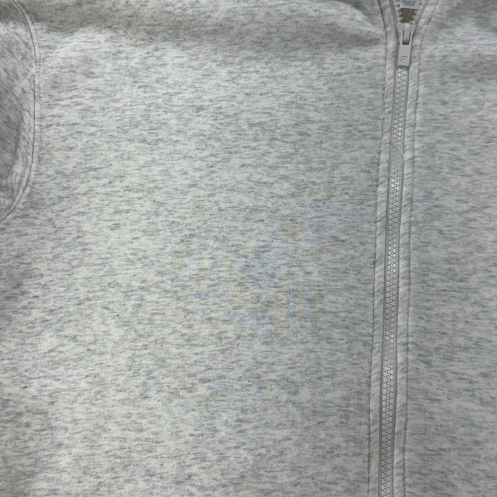 Fabletics Light Grey Heathered Full Zip Hoodie‎ Sweatshirt Jogger Pants Womens L - Picture 12 of 16